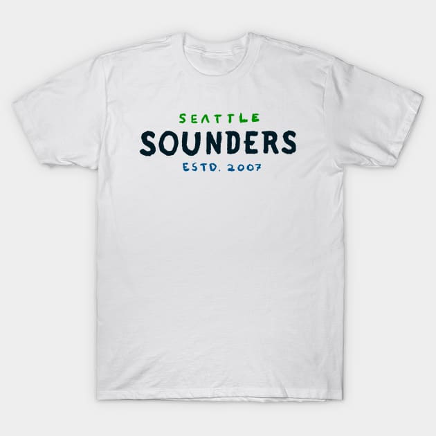 Seattle Sounders FC 06 T-Shirt by Very Simple Graph